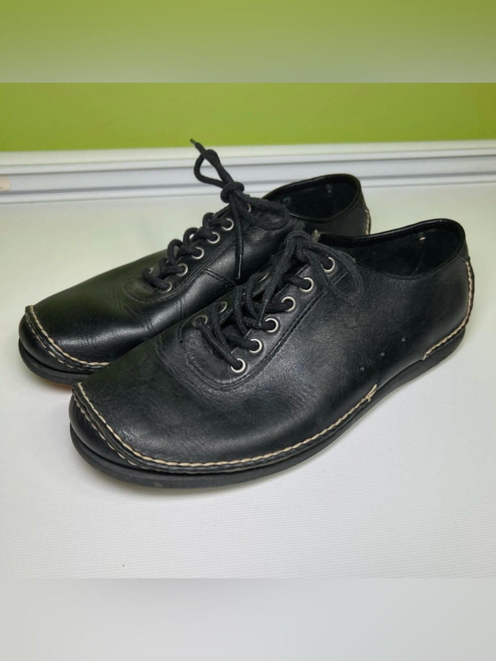 Dexter leather lace up loafers size 8